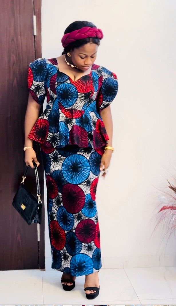 Zuri Luxe Peplum & Skirt Set