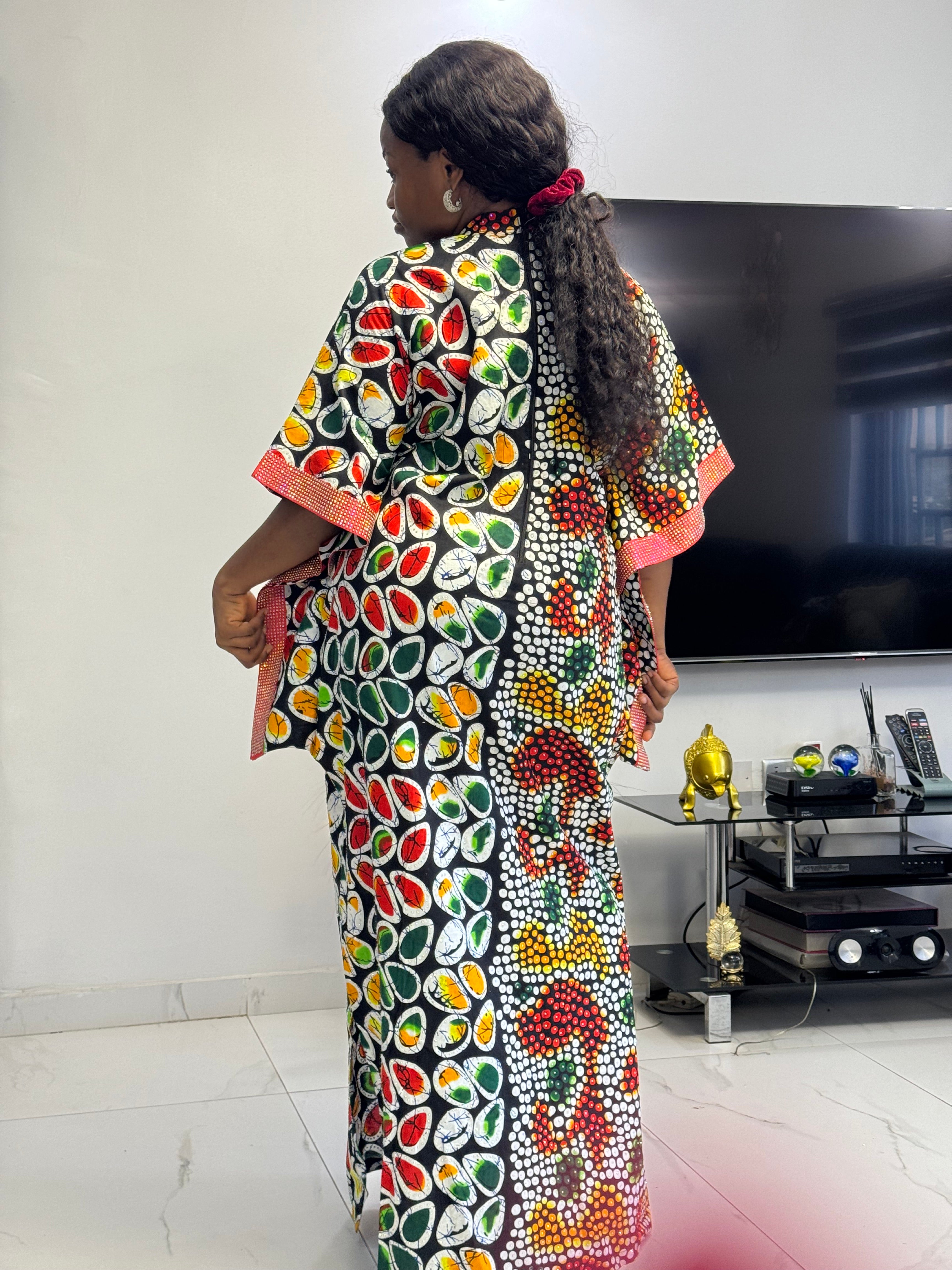 Zuri Royale Patchwork Kaftan