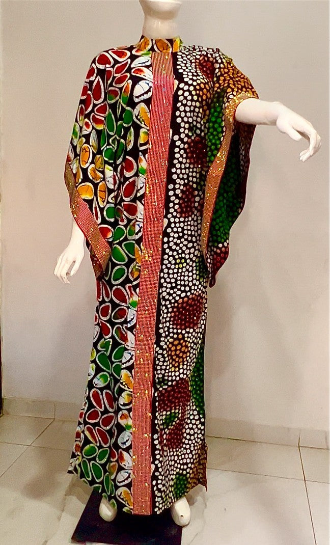 Zuri Royale Patchwork Kaftan