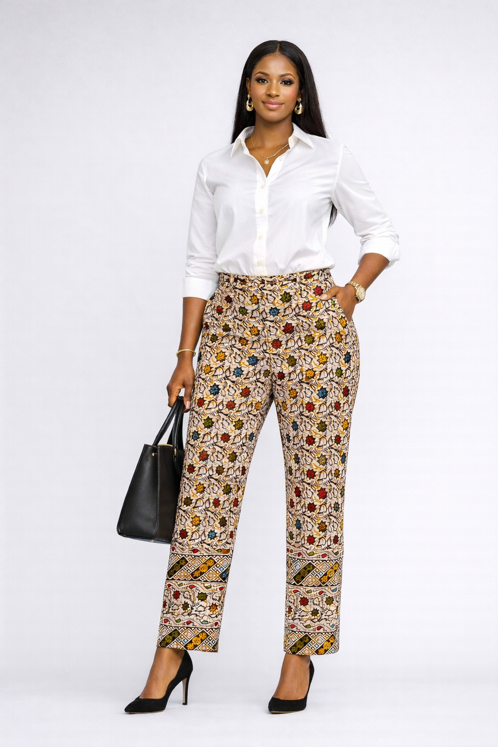 Nyanga Crop top & Trousers