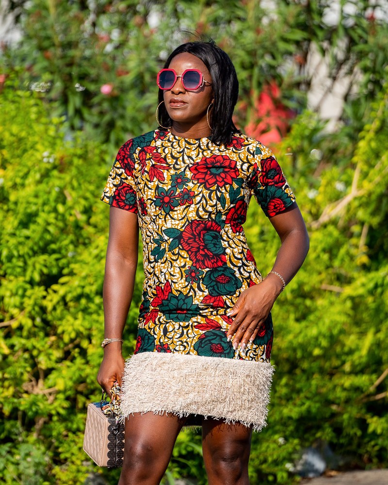 Short Sexy Dress, Ankara Dress, African wedding / Festive Attire