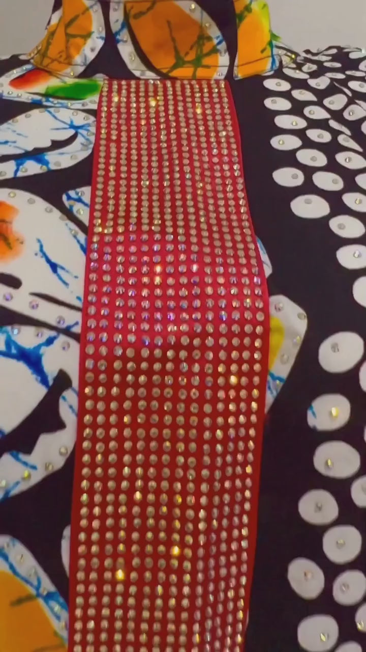 Zuri Royale Patchwork Kaftan